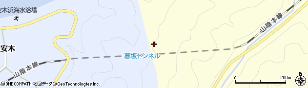 暮坂トンネル周辺の地図