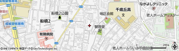 東京都世田谷区船橋1丁目51周辺の地図