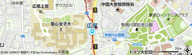 野村の仲介ＰＬＵＳ　広尾センター周辺の地図