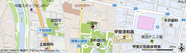 一蓮寺周辺の地図