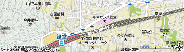 小田急不動産株式会社　賃貸管理センター周辺の地図