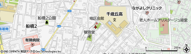 東京都世田谷区船橋3丁目11周辺の地図