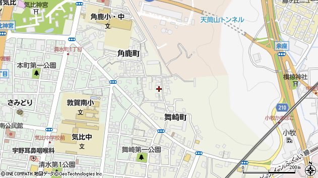 〒914-0053 福井県敦賀市舞崎町の地図