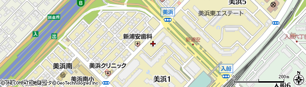 ポニークリーニング　浦安美浜店周辺の地図