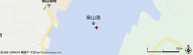 柴山港周辺の地図