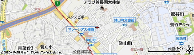 東京都渋谷区南平台町19周辺の地図
