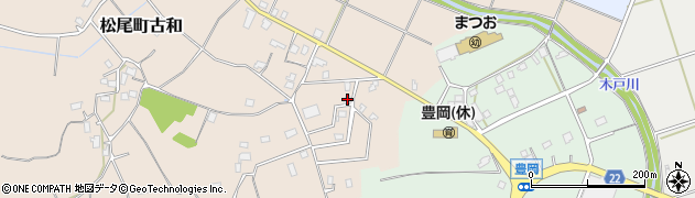 千葉県山武市松尾町古和136周辺の地図