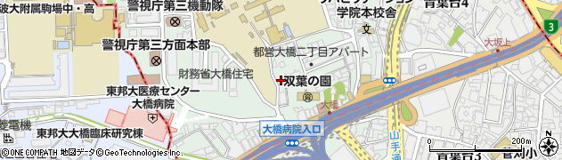 東京都目黒区大橋2丁目16-35周辺の地図