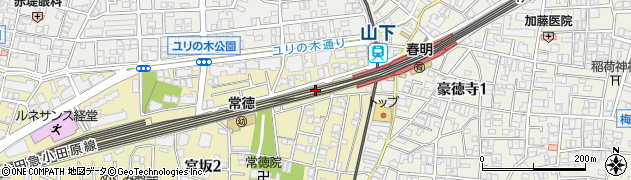 小田急クローゼット経堂周辺の地図