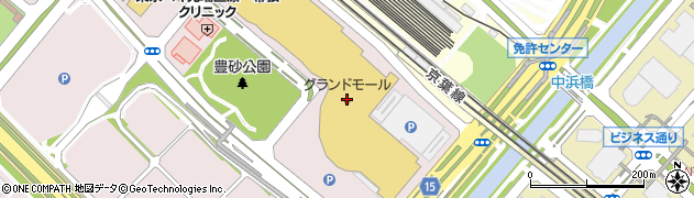 洋麺屋五右衛門幕張新都心店周辺の地図