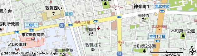 敦賀トライアスロンエフォートクラブ事務局周辺の地図