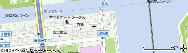 中野倉庫運輸株式会社　東京支店周辺の地図