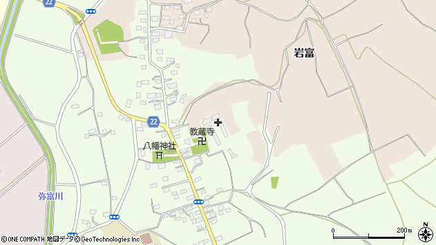 〒285-0072 千葉県佐倉市岩富町の地図