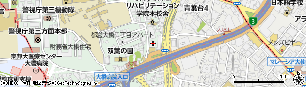 東京都目黒区大橋2丁目4-16周辺の地図