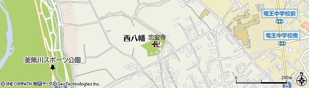 忠安寺周辺の地図
