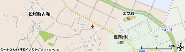 千葉県山武市松尾町古和112周辺の地図