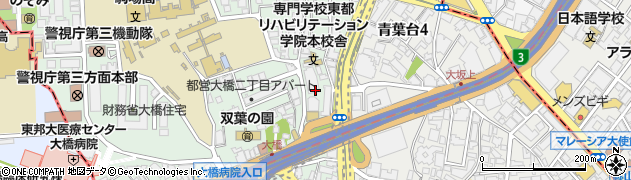 東京都目黒区大橋2丁目4周辺の地図