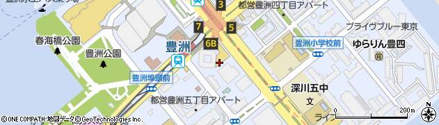 アジアンダイニング GURAS 豊洲駅前店周辺の地図