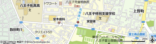 東京都八王子市台町周辺の地図