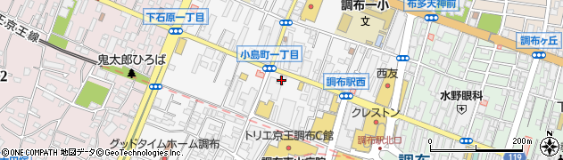東京三協信用金庫調布支店周辺の地図