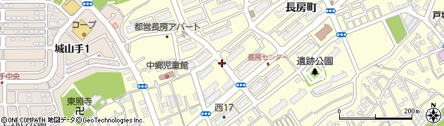 東京都八王子市長房町周辺の地図