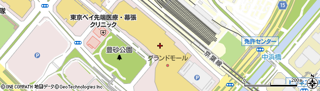 竹清　イオンモール幕張新都心店周辺の地図