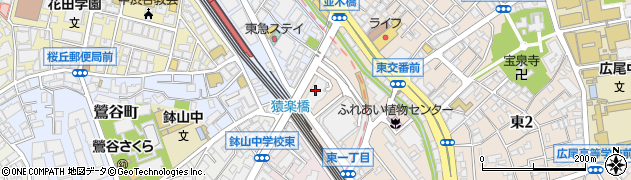 セブンイレブン渋谷並木橋店周辺の地図