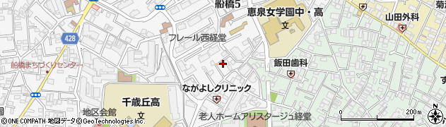 東京都世田谷区船橋5丁目15-4周辺の地図