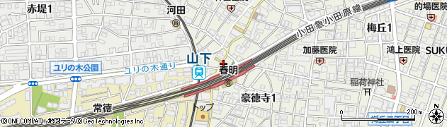 みずほ銀行豪徳寺駅前 ＡＴＭ周辺の地図