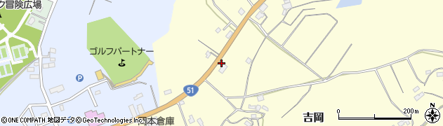 千葉県四街道市吉岡585周辺の地図