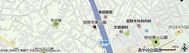 宮野木東公園周辺の地図