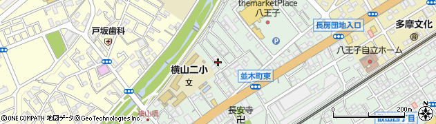 東京都八王子市並木町周辺の地図