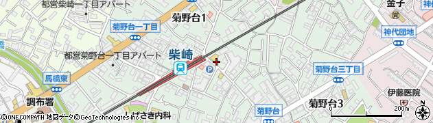 西武信用金庫柴崎駅前支店周辺の地図