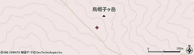 烏帽子ケ岳周辺の地図