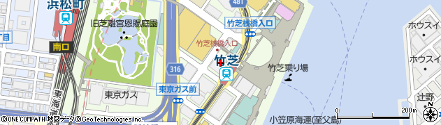 鍛冶屋文蔵 東京ポートシティ竹芝店周辺の地図