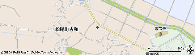 千葉県山武市松尾町古和162周辺の地図
