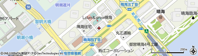 東武ストア晴海三丁目店周辺の地図