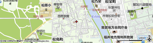 福井県敦賀市松島町周辺の地図