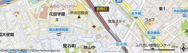 柿家鮨　渋谷店周辺の地図