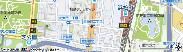 浜松町２周辺の地図