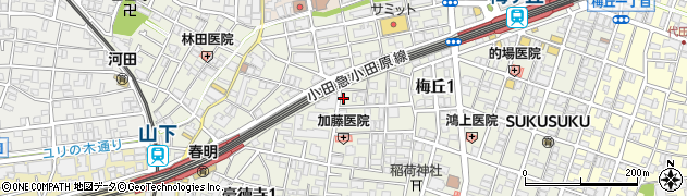 新井畳店周辺の地図
