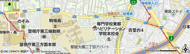 東京都目黒区大橋2丁目8-11周辺の地図