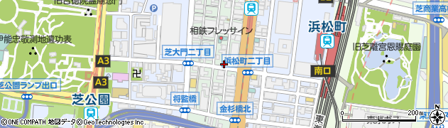 鴨ときどき馬 浜松町本店周辺の地図