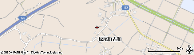 千葉県山武市松尾町古和608周辺の地図