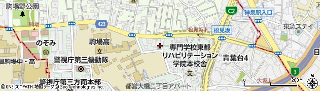 東京都目黒区大橋2丁目9-8周辺の地図