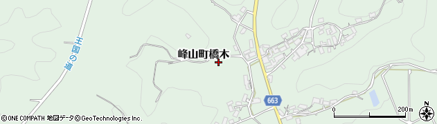 京都府京丹後市峰山町橋木周辺の地図