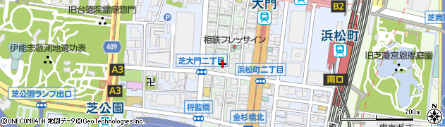 貸切アジアンダイニング Hira（ヒラ）大門店周辺の地図