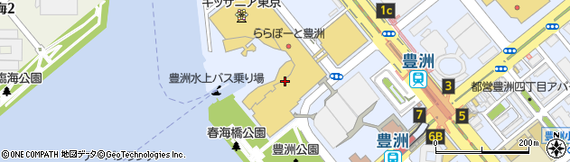 コギー　ららぽーと豊洲店周辺の地図