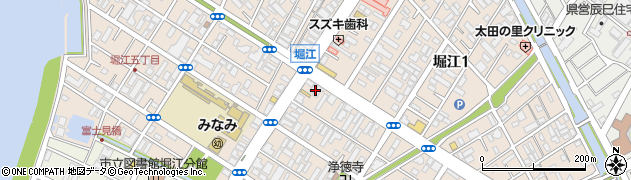プリーズクリーニング　堀江店周辺の地図