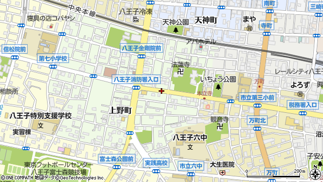 〒192-0902 東京都八王子市上野町の地図